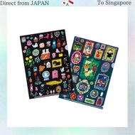 Yumi Kitagishi / Hobonichi Cousin Size Clear File Souvenir (Set of 2) Clear File (A5),Clear File (A6