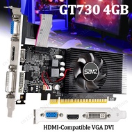 Kad Video GT730 4GB DDR3 Kad Grafik GT 730 HD VGA DVI Port PCI-E2.0 16X Kad Grafik Permainan Kompute