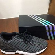 adidas originals zx flux 反光蛇紋