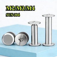 【ZQ-R1】Book binding screw/ chicago screw/ 304 Stainless Steel binding screw / scrapbook photo album 