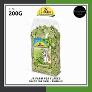 JR FARM Pea Flakes - 200g (Snack for Rabbit, Guinea Pig, Chinchilla, Hamster, Gerbil, Mice & Rat)