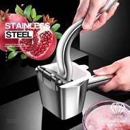 QM🍒German Manual Juicer Orange Juice Pomegranate Juice Squeezing Machine304Stainless Steel Hand Press Shake Fruit Lemon