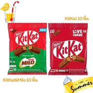 kitkat กับ kitkat&milo