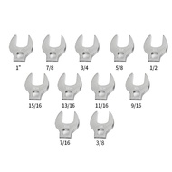 11Pcs 3/8Inch Drive Crowfoot Wrench 3/8in to 1inch Metric Foot Open End Spanner