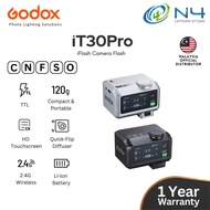 Godox iT30 Pro C/N/S/F/O 2.4G 2.8" Touchscreen Pocket Flash TTL Auto-Exposure 2.4G Wireless on-Camer