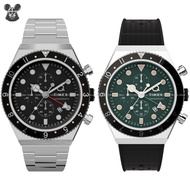 TIMEX TW2V69800 TW2V70200 Men's Analog Watch Q Timex 3-Time Zone Chronograph 40mm *Original