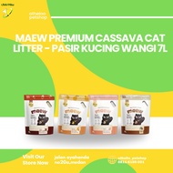 MAEW PREMIUM CASSAVA CAT LITTER - Fragrant CAT LITTER 7L