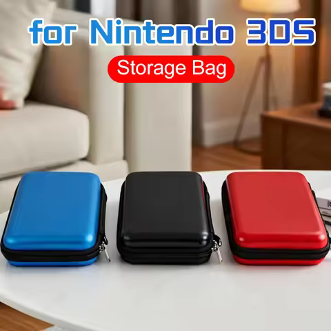 EVA Hard Carrying Case Shockproof All Around Protective Case Anti-scratch for n2 3DS XL LL Console f
