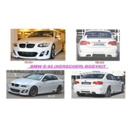 Bmw e92 e93 kerscher bodykit body kit front side rear Bumper skirt lip