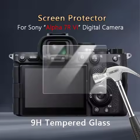 For Sony Alpha 7R VI V IV III A7R6 A7R5 A7R4 A7R3 Camera Clear Slim 2.5D Anti-Scratch 9H Tempered Gl