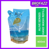 ALIV SENSES HAND WASH REFILL POUCH 400ML (COASTEL WATER)