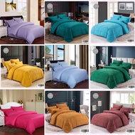[Shop Malaysia] Cadar Hotel 7 in 1 Comforter set / King/Queen / Ready Stock / 100%Cotton Material