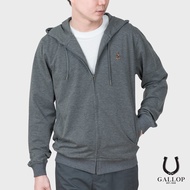GALLOP : เสื้อฮู้ดแขนยาว SWEAT HOODIE (LONG-SLEEVE) รุ่น GJ9016 สีเทาเข้ม
