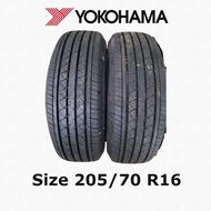 ยางรถยนต์ Yokohama รุ่น RY53 ขนาด 205/70 R15 ปี 23 (ถอดจากรถป้ายแดง)  1 จำนวน คู่ 2 เส้น  ยางขอบ15