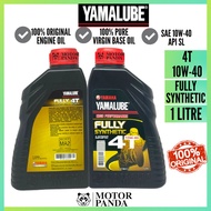 YAMAHA YAMALUBE FULLY SYNTHETIC 10W40 4T ENGINE OIL MOTORCYCLE LUBRICANT MINYAK HITAM ENJIN Y15ZR LC