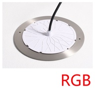 【Ready Stock】16cm/23cm Ultra Thin Swimming Pool Lamp S304 Stainless Steel Swimming Pool Light Waterp