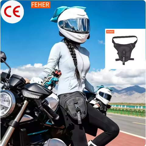 Waterproof Tear-resistant FEHER Thigh Bag, Expandable Multi-functional Tactical Leg Pack Unisex for 