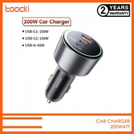 TOOCKI Car Charger 200W Super Output PD Charging Fast Charger