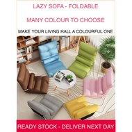 【Next Day Delivery】Lazy Foldable Bed / Floor Chair / Bean Bag / Foldable Sofa / Cushion/ Floor Sofa