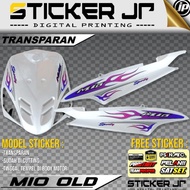 Striping Mio Sporty - Sticker Yamaha Mio Sporty Variasi Transparan