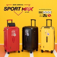 Tpartner แท้(ประกัน3ปี) Sport Max กระเป๋าเดินทางล้อลาก ทรงถัง ล้อคู่สปริงกันสะเทือน TSA แขวนของได้ M