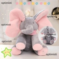 OPTIMISTI Singing Elephant Plush, Interactive Design Musical Function Animated Elephant Toy, Educati