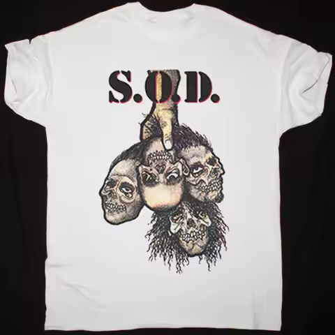 Vtg S O D LIVE AT BUDOKAN Cotton White 5XL Classic T Shirt