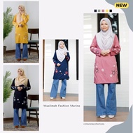 TSHIRT MUSLIMAH LABUH MURAH MARINA  - MUSLIMAH PLUS SIZE | TSHIRT MUSLIMAH SUKAN | BY CINTAZIELA COL