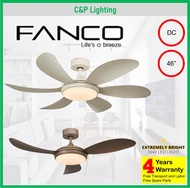 [Installation Promo] Fanco Girasol 46" 3 / 6 Blades DC Ceiling Fan with 36W LED and Remote