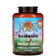 美國Yerba Prima 大平原食用膨潤土+草本清體 60粒