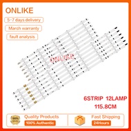 Samsung 55 inch 6-row 12 light 115.8CM model UA55J5088AJ UA55H6300 LH55DME 2014SVS55-3228-R05 UA55H6