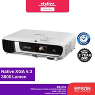 Epson EB-X41 EB-X51 XGA 3600 Ansi Lumen 3LCD Projector