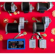 Deceleration motor 12V, 24V, 500W, 180v/p,