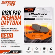 DISK PAD PREMIUM 5361 CRF 150 (Fr), PCX 150/160 ABS (Fr), ADV 150/160 ABS (Fr) DAYTONA Original