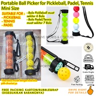 NVS Mini Ball Picker Portable Ball Picker Ball Paddle Tennis Tool Ball Picker Tube