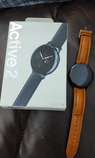 (自取/運費到付）99% new samsung galaxy watch active 2 lte 44mm with package 連原裝盒 99% new 電子手錶 smart watch 正