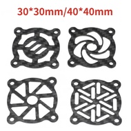 Carbon Fiber Cooling Fan Cover 40x40MM & 30x30MM & M3 * 14mm for RC Motor ESC Electric Regulating Fa