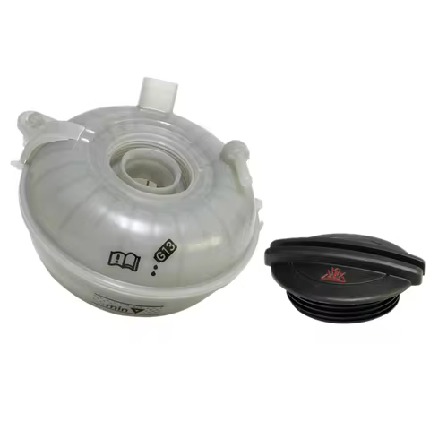 0EM Compensation Tank Coolant Reservoir Expansion Tank + Cap For Golf 7 MK7 Passat B7 B8 Tiguan A3 8