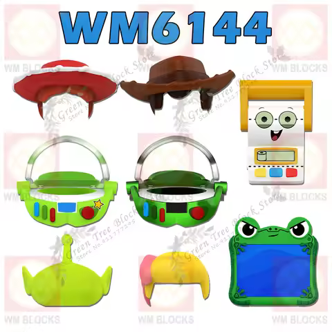 WM6144 WM2396 WM2397 WM2398 WM2399 WM2400 WM2401 WM2402 WM2403 Figures Adult Building Blocks Set Mod