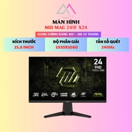MSI MAG 245F X24 Monitor (Size: 23.8" | 1920x1080 | 240Hz | 1ms | ) - Genuine Product -