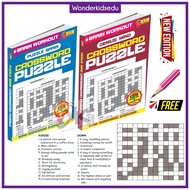 Brain Workout Crossword Puzzle Kids - Adults - Genius Mind - Puzzle Brain - Word Game - Brain Boosti