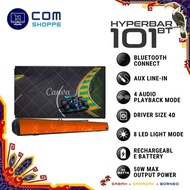 Vinnfier VF Hyperbar 101 BT Bluetooth 50W Home TV Soundbar with 8 Light Show LED USB Driver