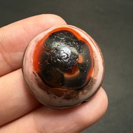 [Taiwan Dzi Beads] Taiwan Zhichun Pure Craftsmanship Lao Lu Premium Cinnabar Red Meat Sheep Eye Dzi 