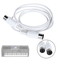 1.5m/4.9ft 3m/9.8ft MIDI Extension Cable 5 pin male to 5 pin male Electric Piano Keyboard Instrument