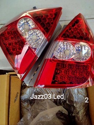 ไฟท้ายแต่ง Honda Jazz GD 03 LED งานไต้หวัน LEd สว่างมาก โคมสวย