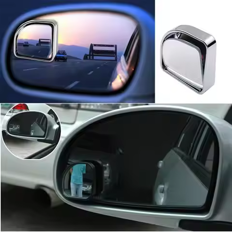 Parking Rear View Car Blind Spot Mirror HD Glass 360 Adjustable Degree Dead Zone Auxiliary Mirror Wi