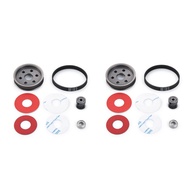 P.K.YO-Motor Gear Belt Drive Transmission Gears System for 1/10 Axial SCX10 SCX10II 90046 RC Crawler