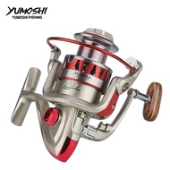 YUMOSHII Metal Spinning Fishing Reel Casting Reel Left / Right Rocker Interchangeable 5.5:1 10BB + 1