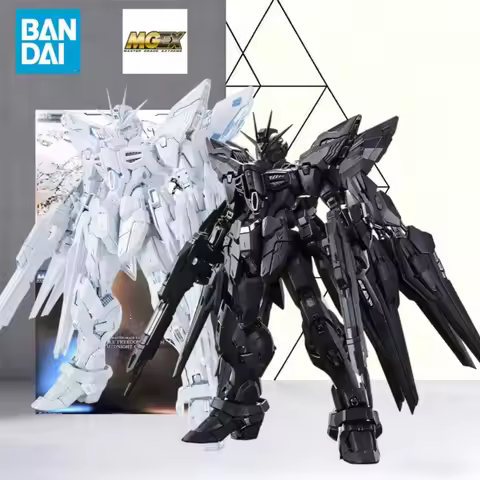 BANDAI SPIRITS MGEX 1/100 Strike Freedom Gundam Twilight Midnight Coating Assembly Mecha Statue Gund