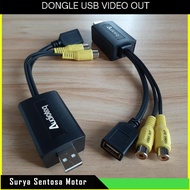 USB Dongle Adaptor Video Out Head Unit Android Paralel Monitor Headrest Dan Monitor Plafon